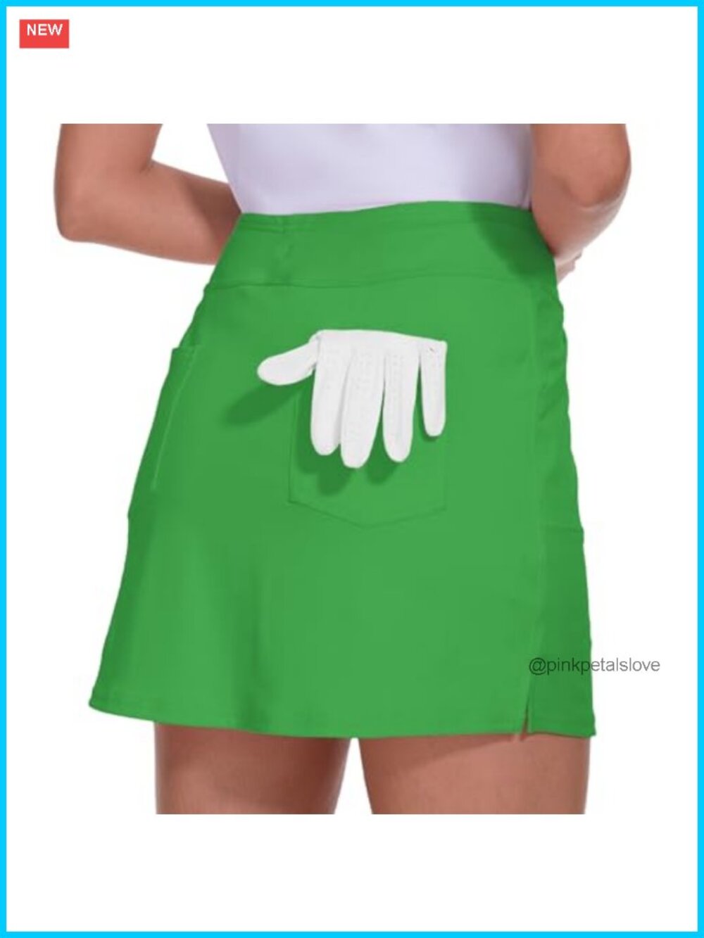 Women's 16" Golf Tennis Skort with 4 Pockets High Waisted Athletic Skirt